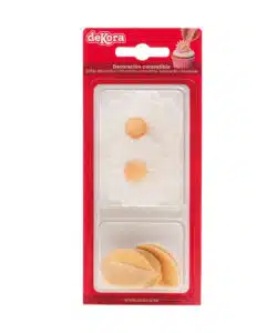 Dekora Ouwel Witte Bloemen & Gouden Bladeren 10 stuks