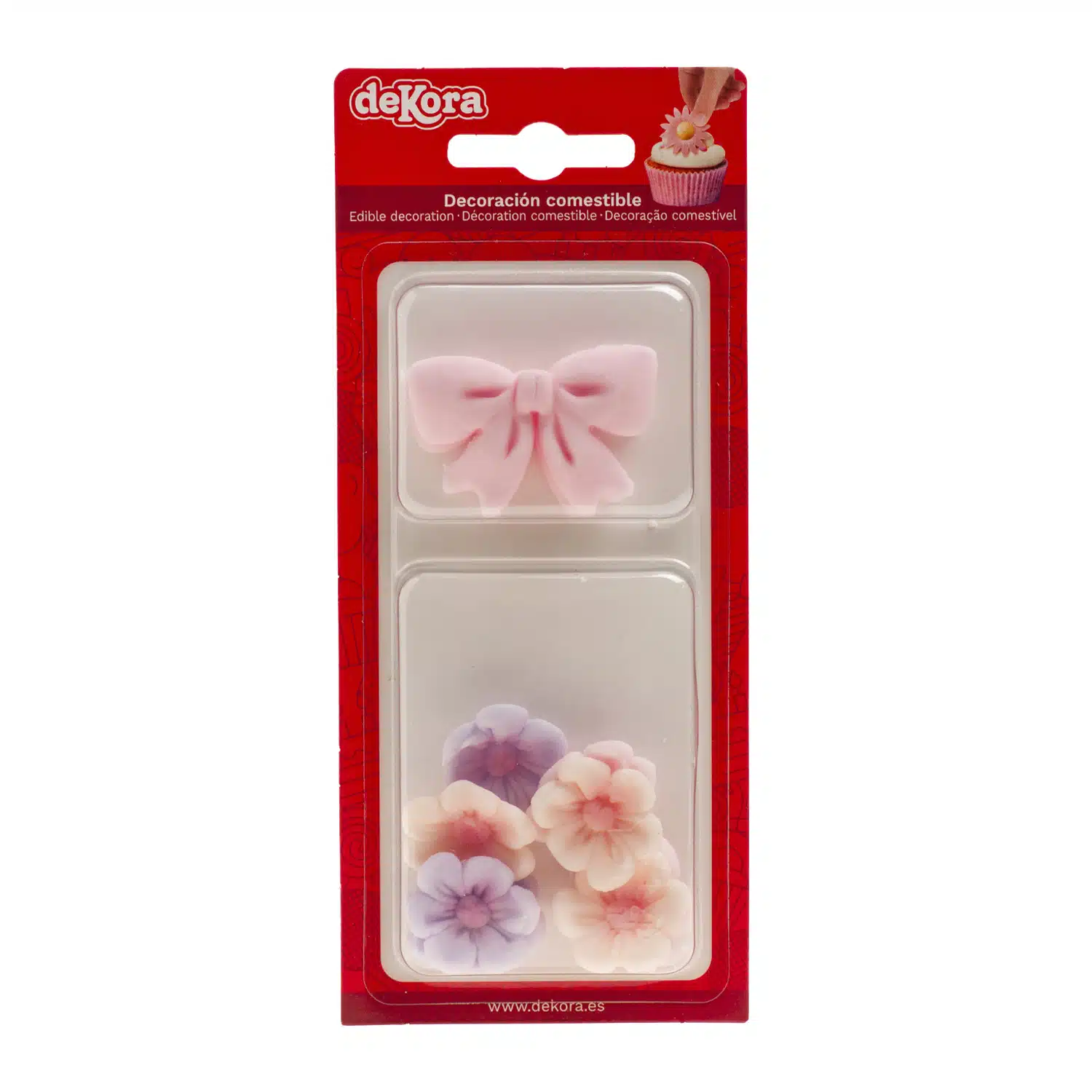 Dekora suiker bloemen & roze strikken 10 stuks bij cake, bake & love 5 Dekora suiker bloemen & roze strikken 10 stuks