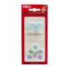 Dekora suiker bloemen & blauwe strikken 10 stuks bij cake, bake & love 3