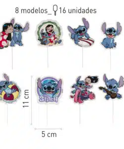 Alternative view of Dekora Lilo & Stitch Cupcake Prikkers pk/16