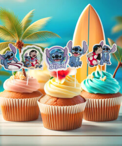 Dekora lilo & stitch cupcake prikkers pk/16 bij cake, bake & love 15