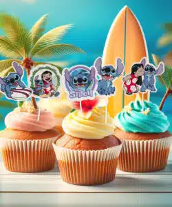 Dekora lilo & stitch cupcake prikkers pk/16 bij cake, bake & love 17