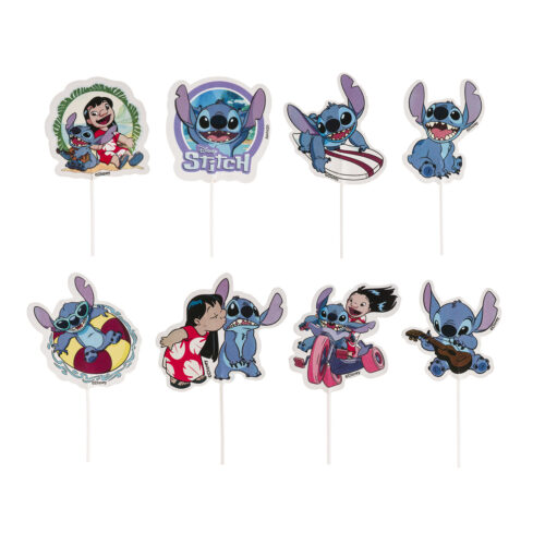 Dekora lilo & stitch cupcake prikkers pk/16