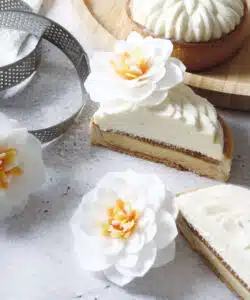 Scrapcooking ouwel bloemen witte camelias pk/4 bij cake, bake & love 10 Scrapcooking ouwel bloemen witte camelias pk/4 - afbeelding 3