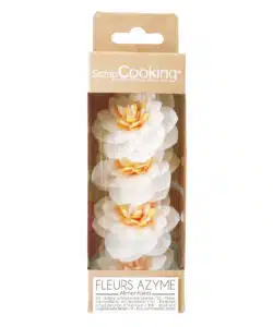 ScrapCooking Ouwel Bloemen Witte Camelias pk/4