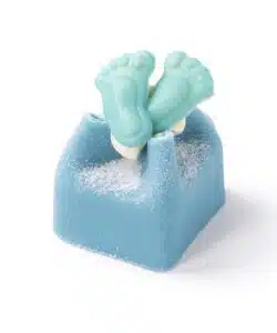 Alternative view of Chocolade Decoratie Babyvoetjes Blauw - 2,5 cm - 24 stuks