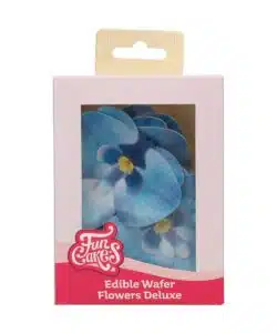 FunCakes Eetbare Papieren Bloemen Deluxe Orchidee Blauw Medium pk/10