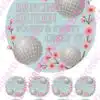 Eetbare taartprint dancing queen - 18 cm rond rond + 8 cupcake rondjes bij cake, bake & love 2 Eetbare taartprint dancing queen - 18 cm rond rond + 8 cupcake rondjes bij cake, bake & love 1
