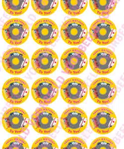 Eetbare Cupcakeprint Hulpdiensten 2 - 24 cupcake rondjes