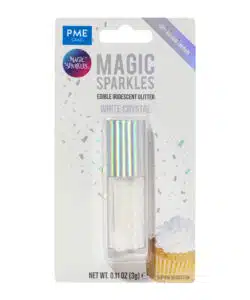 Magic Sparkles Edible Glitter – White Crystal (3g)