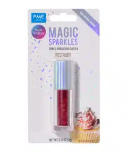 Magic Sparkles Edible Glitter – Red Ruby (3g)