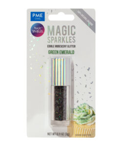 Magic Sparkles Edible Glitter – Green Emerald (3g)