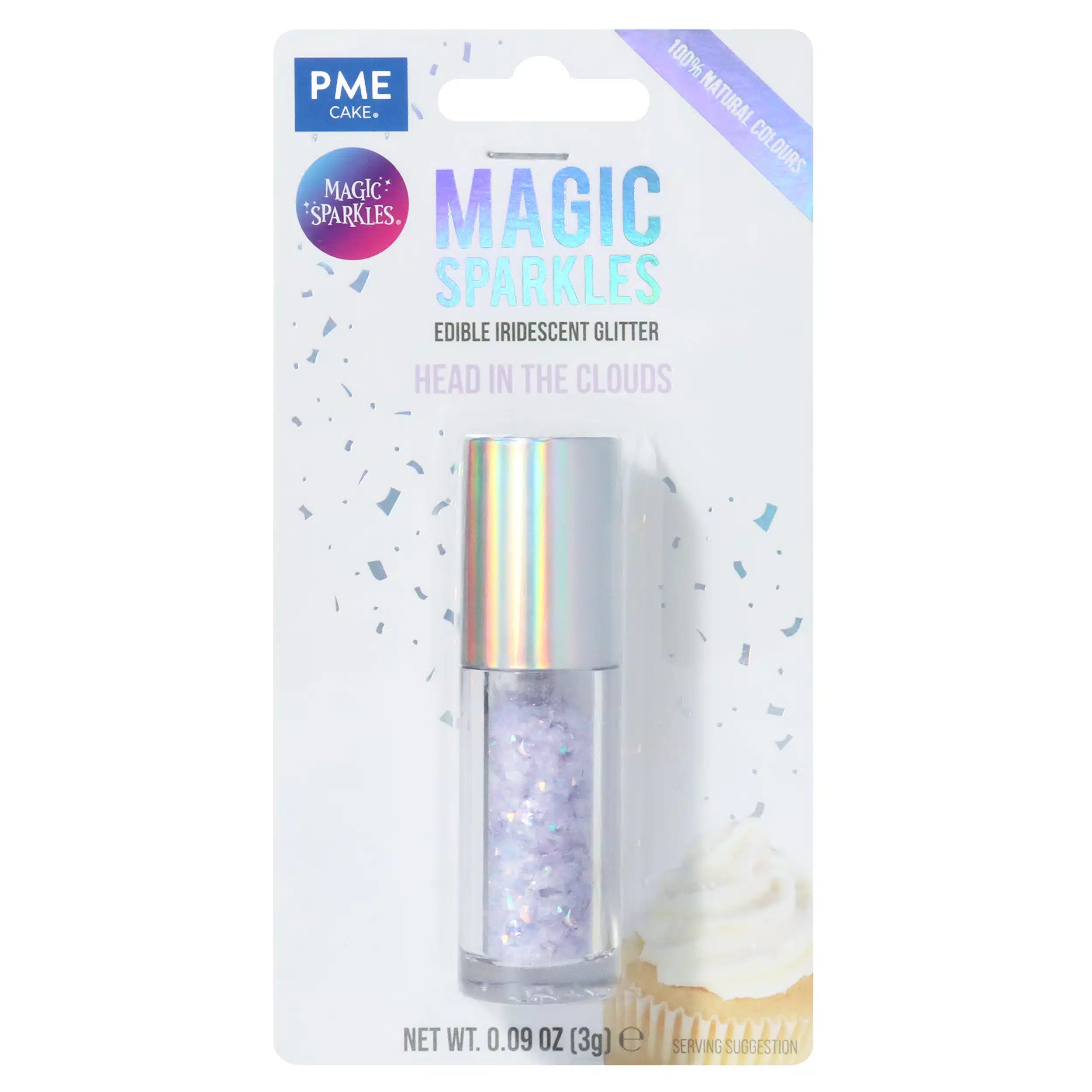 Magic sparkles edible glitter – head in the clouds (3g) bij cake, bake & love 5 Magic sparkles edible glitter – head in the clouds (3g)
