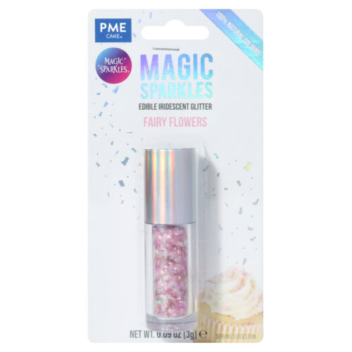 Magic sparkles edible glitter – fairy flowers (3g)