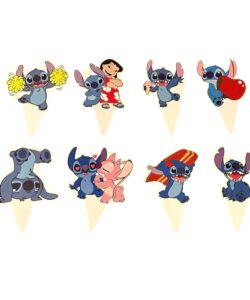 Stitch & Lilo cupcake prikkers 24 stuks