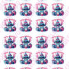 Eetbare cupcakeprint stitch 3 - 24 cupcake rondjes bij cake, bake & love 1