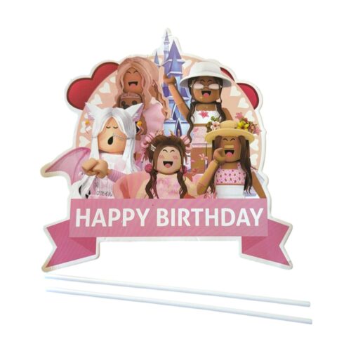 Caketopper roblox roze