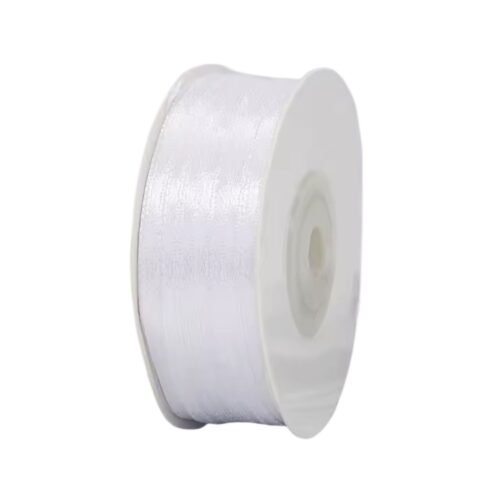 1 meter dun lint voor strikjes wit 3mm