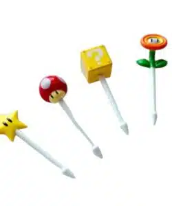 Alternative view of Plastic Cupcake Prikkers Mario set/8