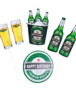 Caketopper 'Heineken'