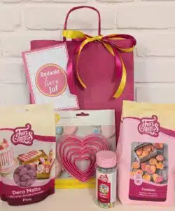 Juf of Meester Cadeautje - Hartjes Koekjes Pakket