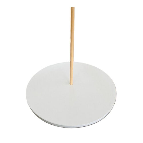 S&c cake drum rond wit met gat ø30,5 cm | 12 inch - afbeelding 2