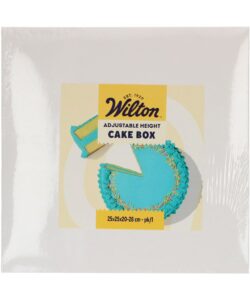 Wilton Taartdoos Verstelbare Hoogte 25x25x20-28 cm