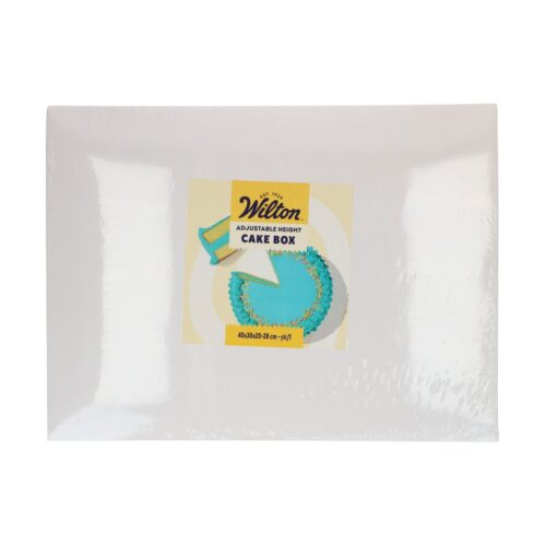 Wilton taartdoos verstelbare hoogte 40x30x20-28 cm