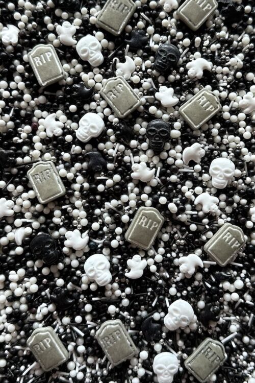 Sprinkley sprinkles - black & white halloween mix 80 gram