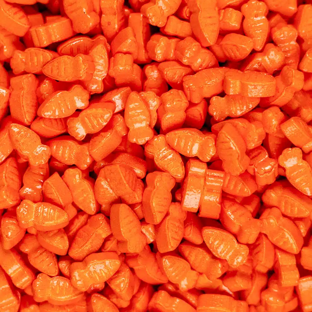 Decocino carrot sprinkles 104 gram bij cake, bake & love 7 Decocino carrot sprinkles 104 gram - afbeelding 3