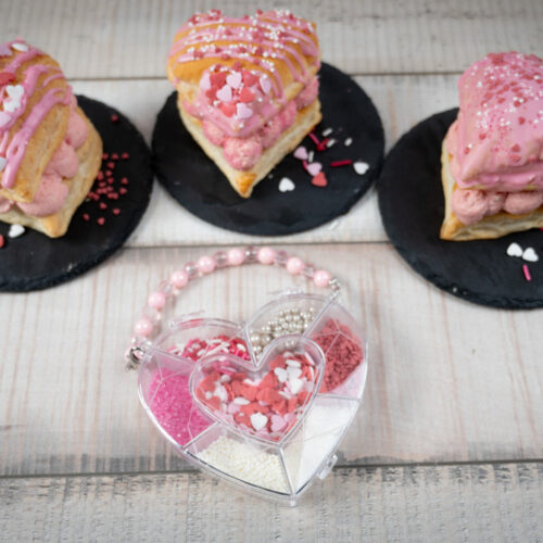 Decocino heart shaped sprinkles box  92 gram - afbeelding 2