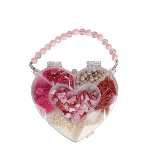 Decocino heart shaped sprinkles box  92 gram