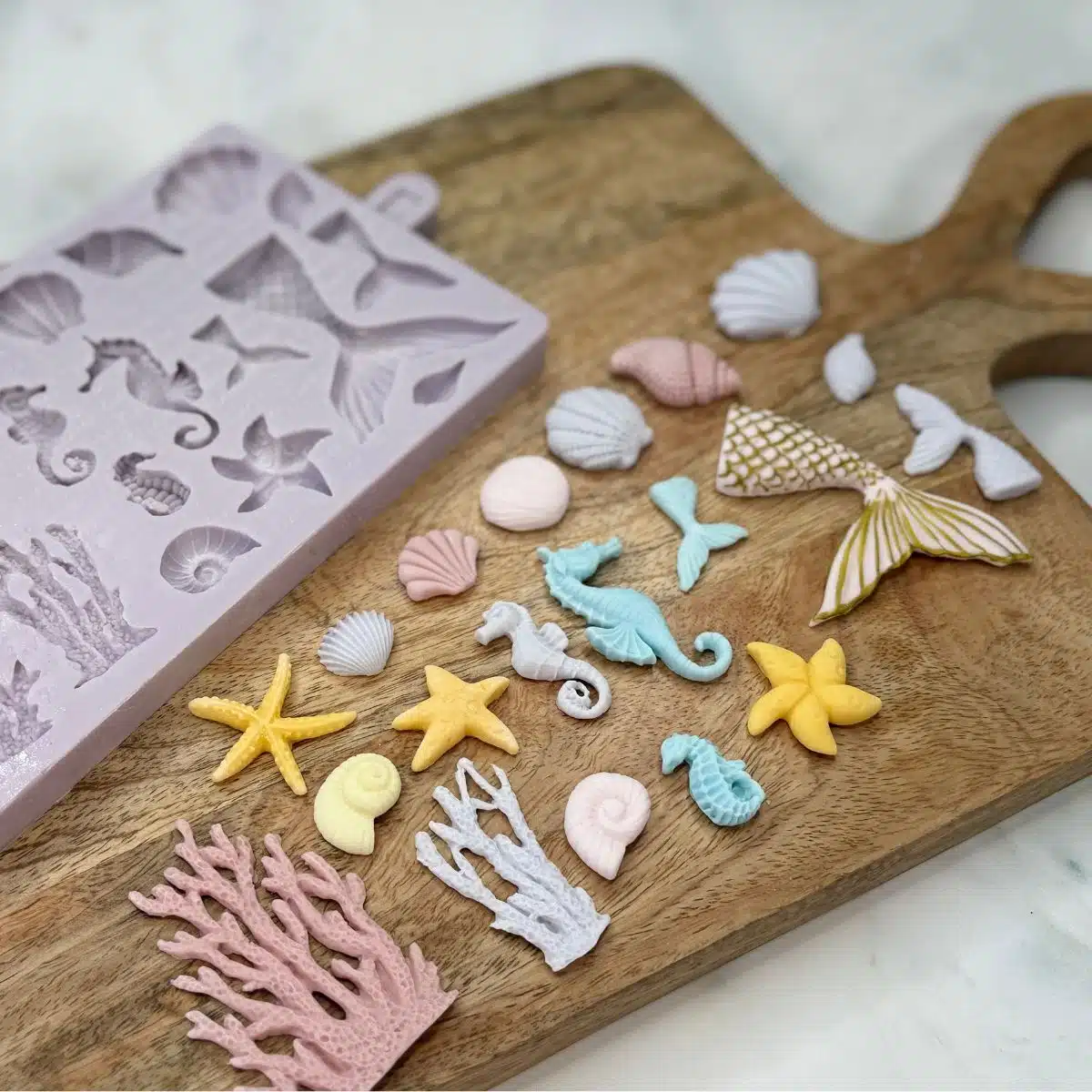 Karen davies siliconen mal - onder de zee bij cake, bake & love 6 Karen davies siliconen mal - onder de zee - afbeelding 2