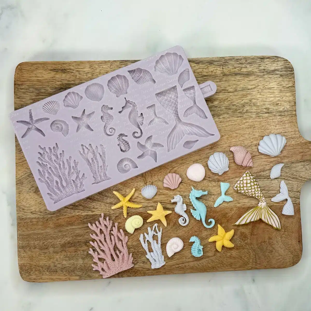 Karen davies siliconen mal - onder de zee bij cake, bake & love 5 Karen davies siliconen mal - onder de zee