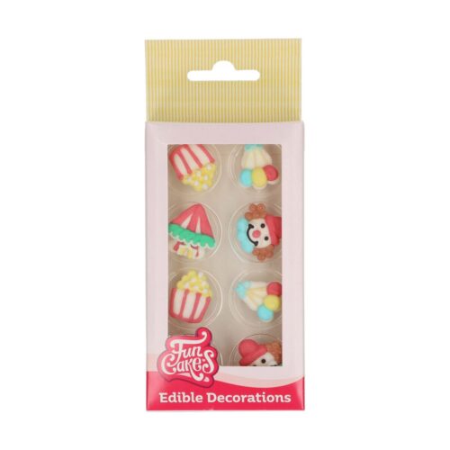 Funcakes suikerdecoraties circus set/8