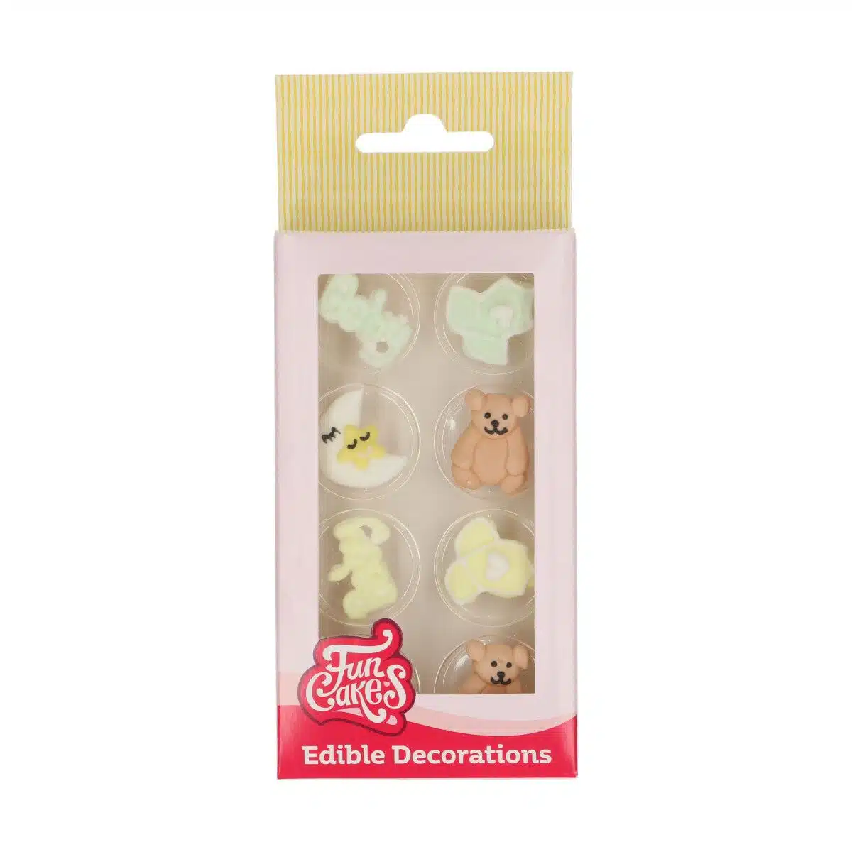 Funcakes suikerdecoraties happy baby set/8 bij cake, bake & love 5 Funcakes suikerdecoraties happy baby set/8