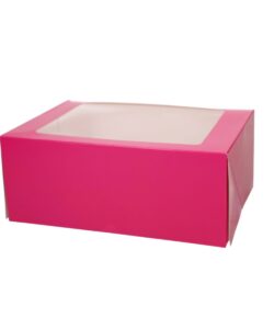 Funcakes cupcake doos 6 – roze pk/3 bij cake, bake & love 6