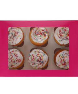 Funcakes cupcake doos 6 – roze pk/3 bij cake, bake & love 8