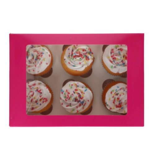 Funcakes cupcake doos 6 – roze pk/3 - afbeelding 3