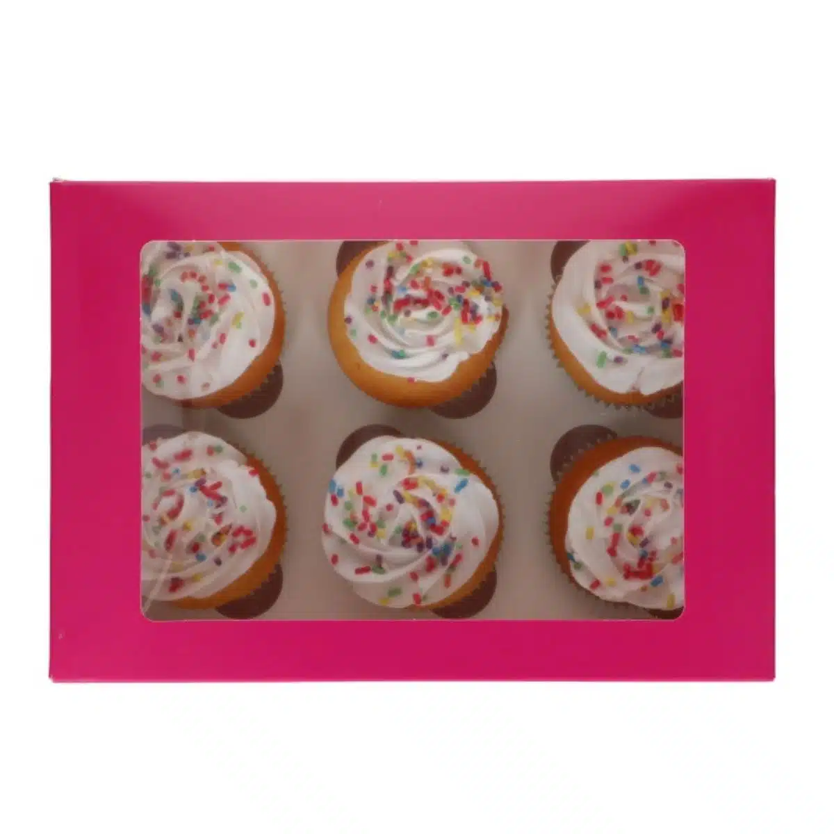 Funcakes cupcake doos 6 – roze pk/3 bij cake, bake & love 7 Funcakes cupcake doos 6 – roze pk/3 - afbeelding 3