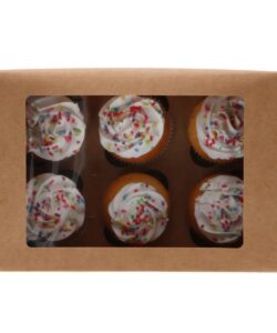 Funcakes cupcake doos 6 – kraft pk/3 bij cake, bake & love 8
