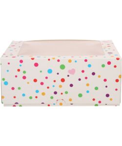 Funcakes cupcake doos 6 – confetti pk/3 bij cake, bake & love 6