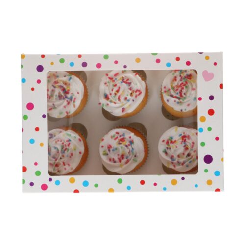 Funcakes cupcake doos 6 – confetti pk/3 - afbeelding 3