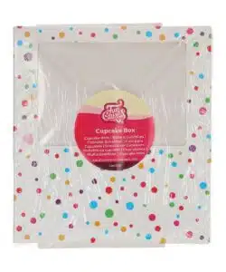 FunCakes Cupcake Doos 6 – Confetti pk/3