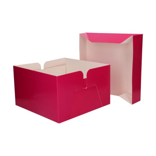 Funcakes taartdoos roze - 25x25x15cm pk/1 - afbeelding 3