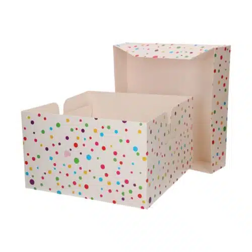 Funcakes taartdoos confetti - 25x25x15cm pk/1 - afbeelding 3