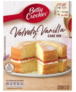 Betty Crocker Velvety Vanilla Cakemix 425g