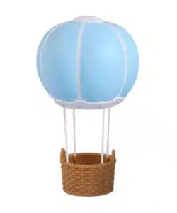 Taartdecoratie Luchtballon Blauw