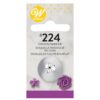 Wilton decorating tip #224 dropflower carded bij cake, bake & love 1