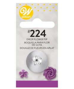 Wilton Decorating Tip #224 Dropflower Carded